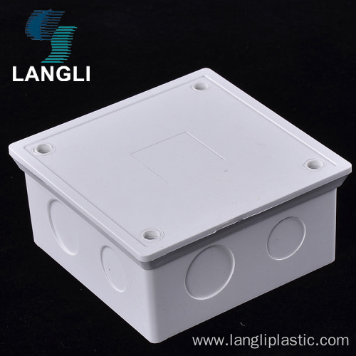 Electrical Accessories 4x4 Pvc Plastic Adapter Junction Box